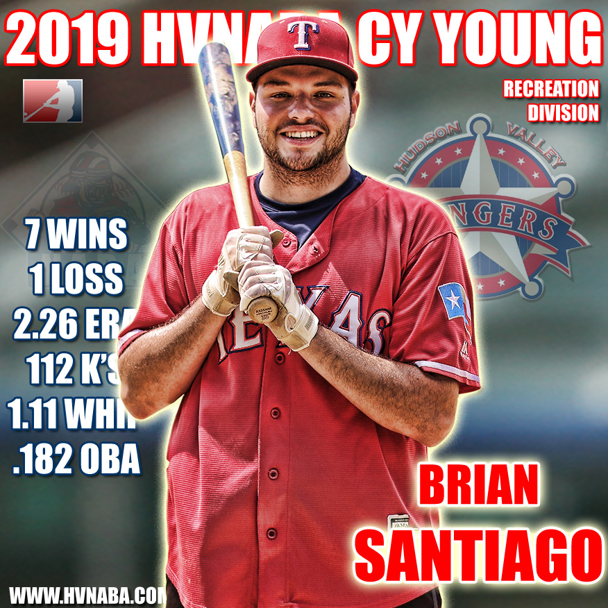 2019 Hudson Valley Rec Cy Young