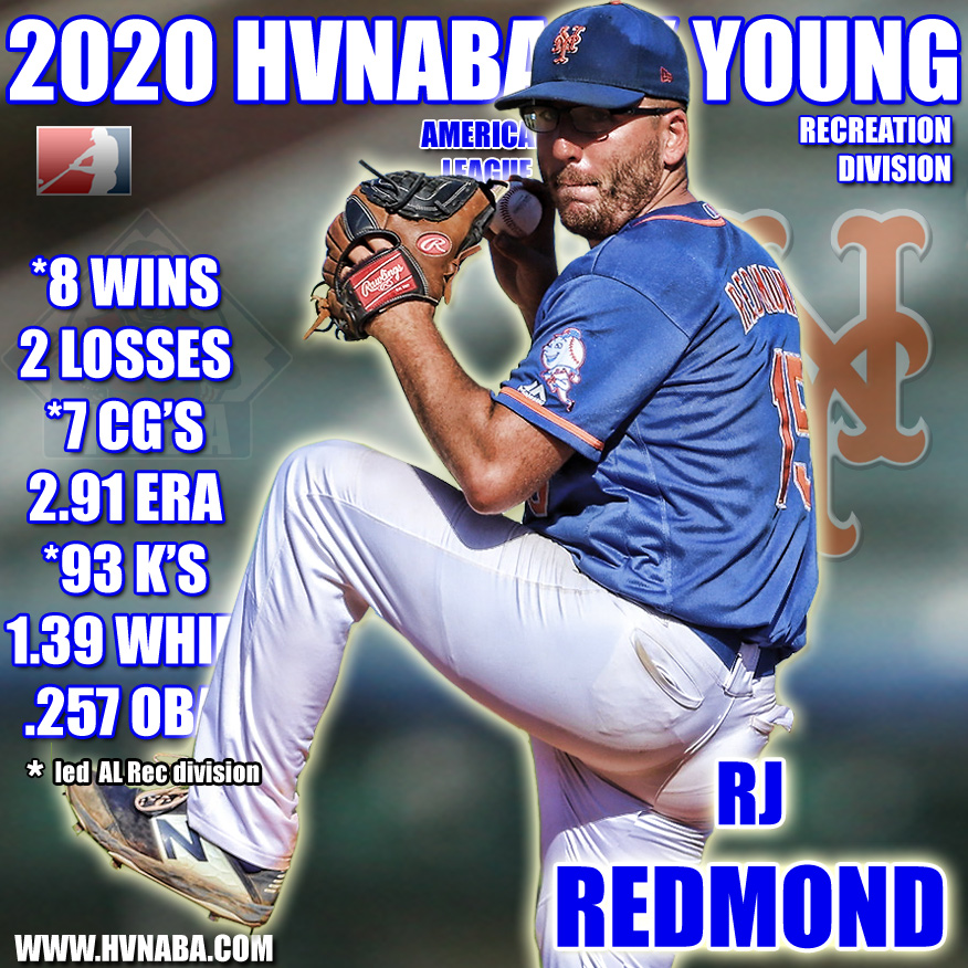 2020 Hudson Valley Rec American League Cy Young